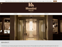 Tablet Screenshot of hotelmontini.com